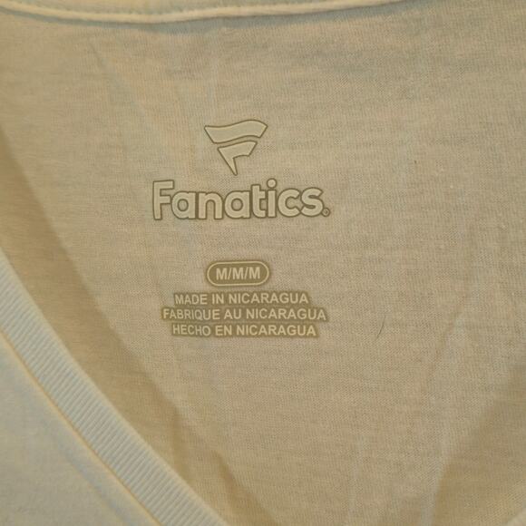 Fanatics Notre Dame Fighting Irish Womens V-Neck Long Sleeve Shirt White Size M - Picture 3 of 7